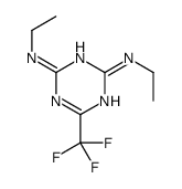 2-N,4-N-diethyl-6-(trifluoromethyl)-1,3,5-triazine-2,4-diamine Structure