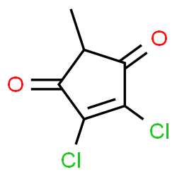 4-Cyclopentene-1,3-dione,4,5-dichloro-2-methyl- structure