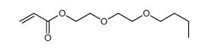 2-(2-butoxyethoxy)ethyl acrylate结构式