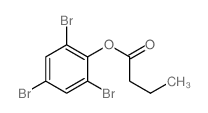 Butanoic acid,2,4,6-tribromophenyl ester structure