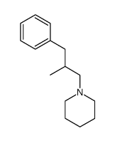 1-(2-methyl-3-phenylpropyl)piperidine结构式