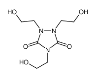 1,2,4-tris(2-hydroxyethyl)-1,2,4-triazolidine-3,5-dione结构式