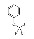 (Chlorodifluoromethoxy)benzene Structure