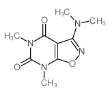 7-dimethylamino-2,4-dimethyl-9-oxa-2,4,8-triazabicyclo[4.3.0]nona-7,10-diene-3,5-dione Structure