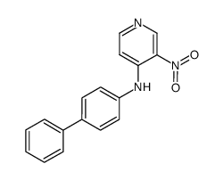 3-nitro-4-(4'-biphenylamino)pyridine Structure