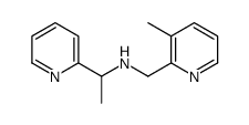 2-Pyridinemethanamine,alpha-methyl-N-[(3-methyl-2-pyridinyl)methyl]-(9CI) Structure