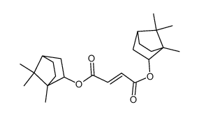 di-1-bornyl fumarate Structure