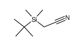 (tert-butyldimethylsilyl)acetonitrile结构式