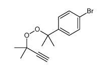 1-bromo-4-[2-(2-methylbut-3-yn-2-ylperoxy)propan-2-yl]benzene Structure