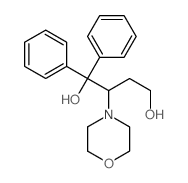 2-(4-Morpholinyl)-1,1-diphenyl-1,4-butanediol结构式
