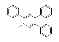 2-methyl-3,5,6-triphenyl-2,5-dihydro-1,2,4-triazine Structure