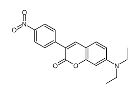 7-(diethylamino)-3-(4-nitrophenyl)chromen-2-one Structure