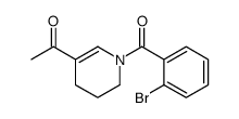 1-[1-(2-bromobenzoyl)-3,4-dihydro-2H-pyridin-5-yl]ethanone Structure