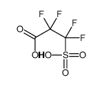 2,2,3,3-tetrafluoro-3-sulfopropanoic acid结构式