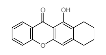 12H-Benzo[b]xanthen-12-one, 7,8,9,10-tetrahydro-11-hydroxy-结构式