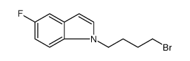 1-(4-bromobutyl)-5-fluoro-1H-indole Structure