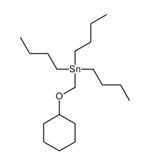 tributyl((cyclohexyloxy)methyl)stannane Structure