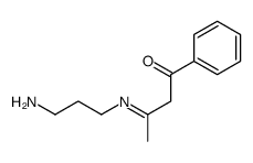 3-(3-aminopropylimino)-1-phenylbutan-1-one结构式