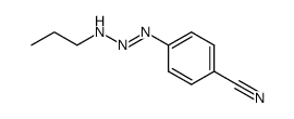 n-propyl-p-cyanophenyltriazene Structure