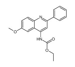 (6-methoxy-2-phenyl-[4]quinolyl)-carbamic acid ethyl ester结构式