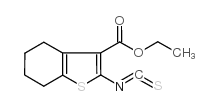 ETHYL 2-ISOTHIOCYANATO-4,5,6,7-TETRAHYDRO-1-BENZOTHIOPHENE- 3-CARBOXYLATE structure