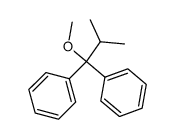 methyl-(2-methyl-1,1-diphenyl-propyl)-ether结构式