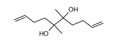 5,6-dimethyl-deca-1,9-diene-5,6-diol结构式