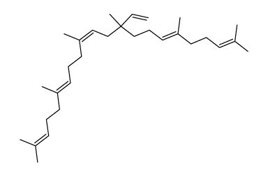 (6E,10Z,16E)-2,6,10,13,17,21-hexamethyl-13-vinyldocosa-2,6,10,16,20-pentaene结构式