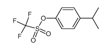 4-isopropylphenyl trifluoromethanesulfonate Structure