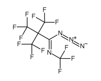 3,3,3-trifluoro-N,2,2-tris(trifluoromethyl)propanimidoyl azide结构式