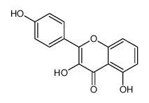 3,5-dihydroxy-2-(4-hydroxyphenyl)chromen-4-one Structure