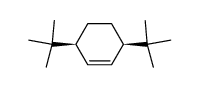 cis-3,6-di-tert-butylcyclohexene Structure
