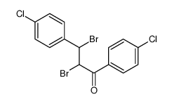 2,3-dibromo-1,3-bis(4-chlorophenyl)propan-1-one结构式