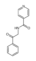 N-(phenacyl)isonicotinamide结构式