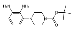 1-BOC-4-(2,3-DIAMINOPHENYL)PIPERAZINE结构式