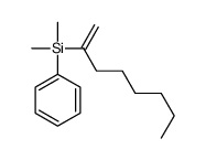 dimethyl-oct-1-en-2-yl-phenylsilane结构式