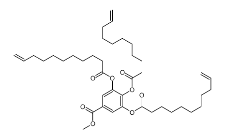 methyl 3,4,5-tri(undec-10-enoyloxy)benzoate Structure