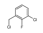 1-Chloro-3-(chloromethyl)-2-fluorobenzene Structure