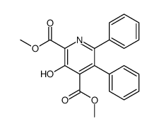 dimethyl 3-hydroxy-5,6-diphenylpyridine-2,4-dicarboxylate Structure