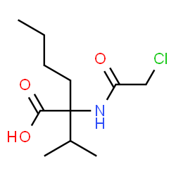 Norleucine,N-chloroacetyl-2-isopropyl- (5CI) structure