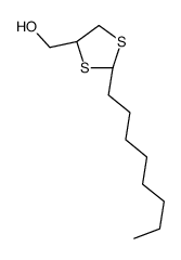 [(2R,4S)-2-octyl-1,3-dithiolan-4-yl]methanol Structure