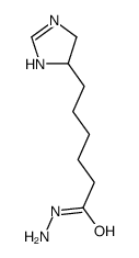 6-(4,5-dihydro-1H-imidazol-5-yl)hexanehydrazide Structure