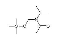 N-propan-2-yl-N-(trimethylsilyloxymethyl)acetamide结构式