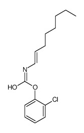 (2-chlorophenyl) N-oct-1-enylcarbamate Structure