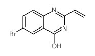 6-Bromo-2-vinyl-4-quinazolinol structure