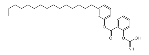 (3-pentadecylphenyl) 2-carbamoyloxybenzoate Structure