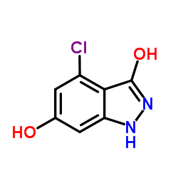 4-Chloro-6-hydroxy-1,2-dihydro-3H-indazol-3-one结构式