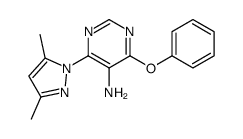 5-PYRIMIDINAMINE, 4-(3,5-DIMETHYL-1H-PYRAZOL-1-YL)-6-PHENOXY- picture