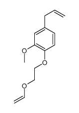 1-(2-ethenoxyethoxy)-2-methoxy-4-prop-2-enylbenzene Structure