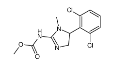 1-methyl-4,5 -dihydro-5-(2,6-dichlorophenyl)-2-methoxycarbonylaminoimidazole Structure